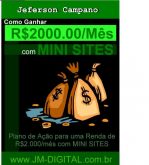 como ganhar R$2000,00 por mês com mini sites